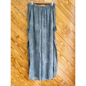 Moon River Split Leg Wide Leg Pants
